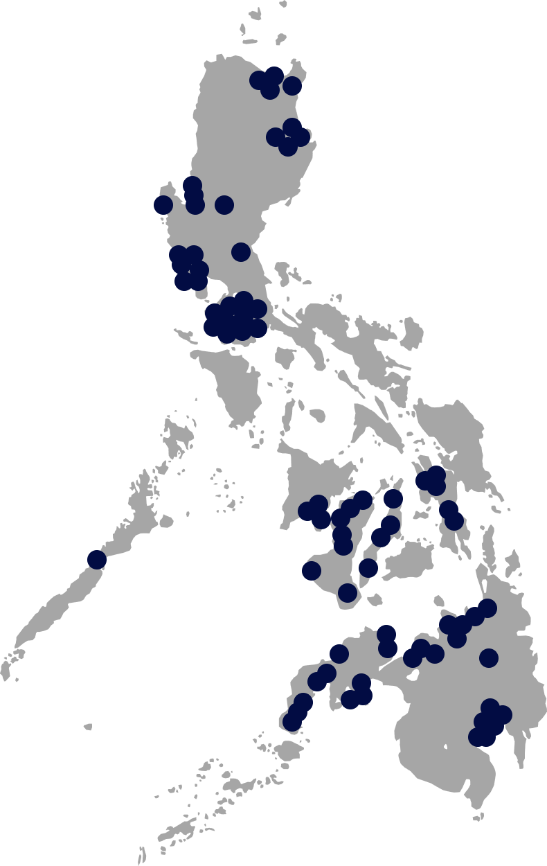 map of Philippines with Citadel location